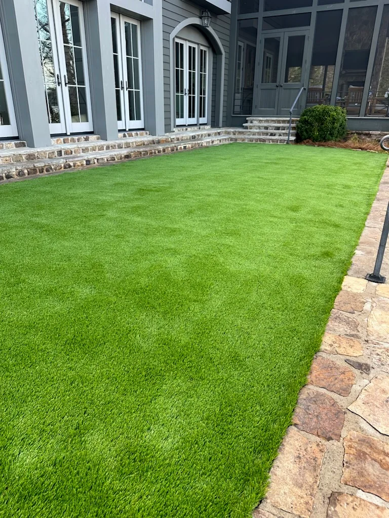 Landscape project finish detail